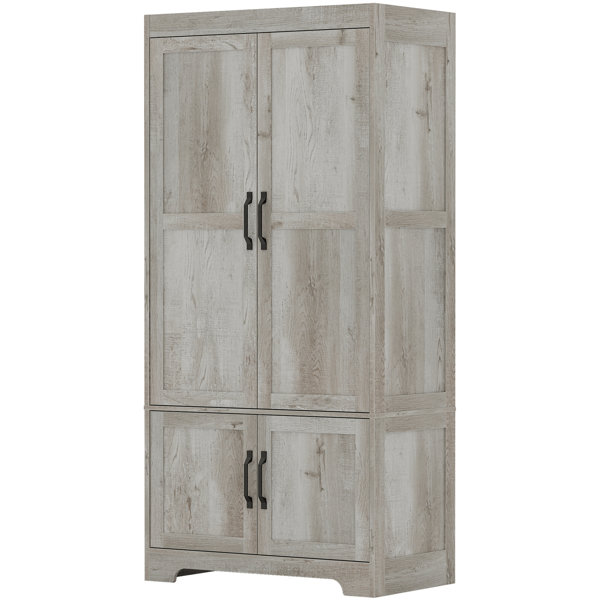 Portable best sale closet wood